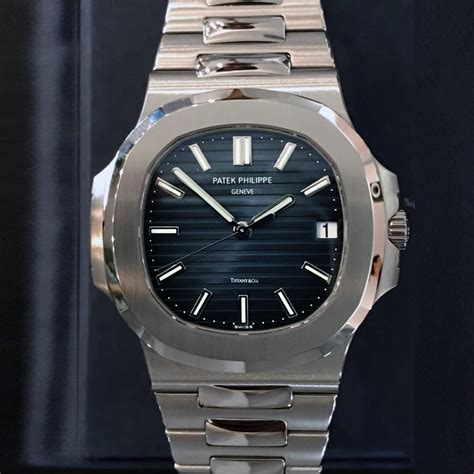 Patek Philippe Nautilus Tiffany Stamped Dial 